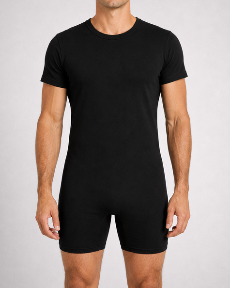 Men's Adaptive Short Sleeve Romper