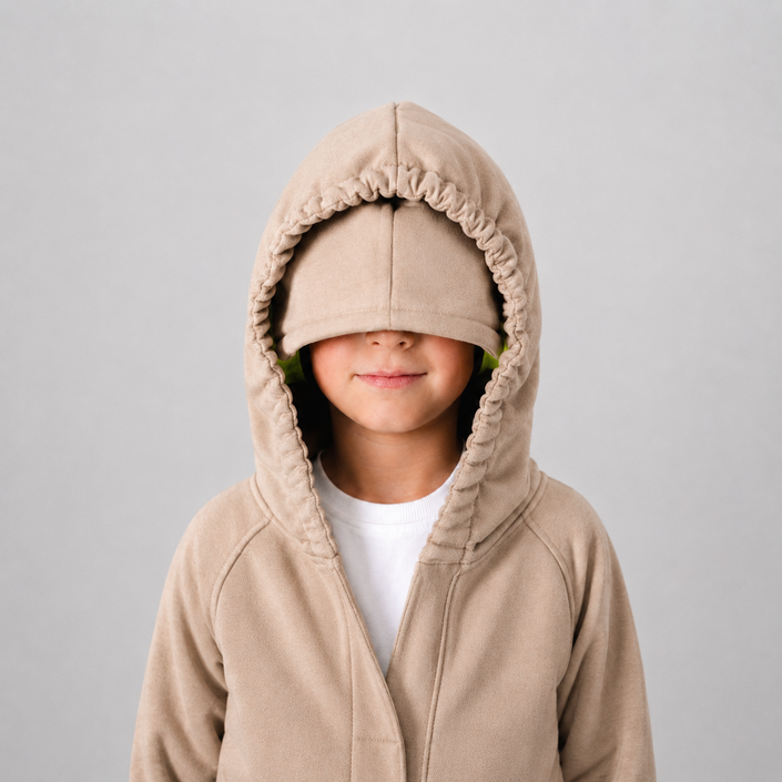 Kids Sensory Hoodie with Velcro Closure