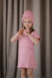 Adaptive Girls Dress and Turban Set