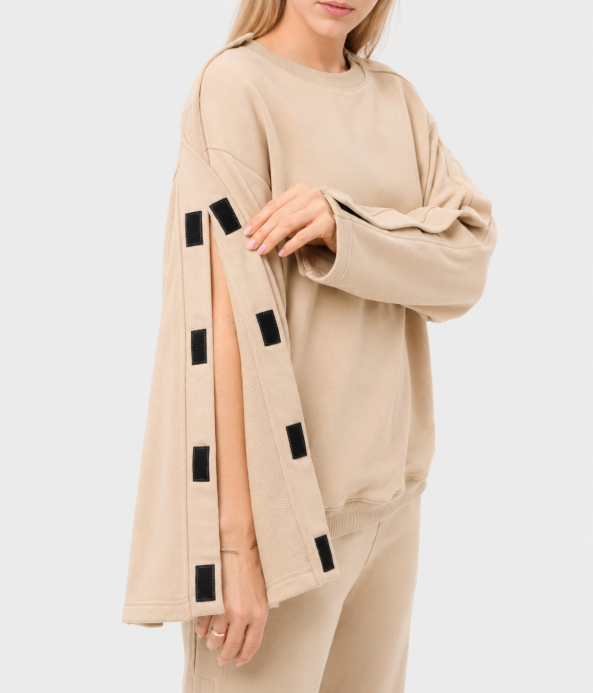 Women’s  Adaptive Sweatshirt with  Velcro Openings