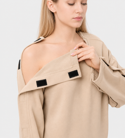 Women’s  Adaptive Sweatshirt with  Velcro Openings