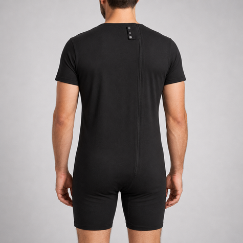 Men's Adaptive Short Sleeve Romper