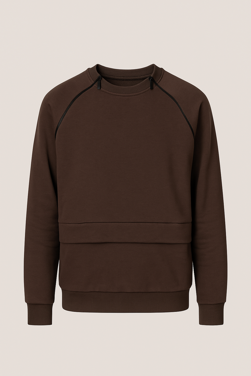 Men's Adaptive Sweatshirt with Front Zippers