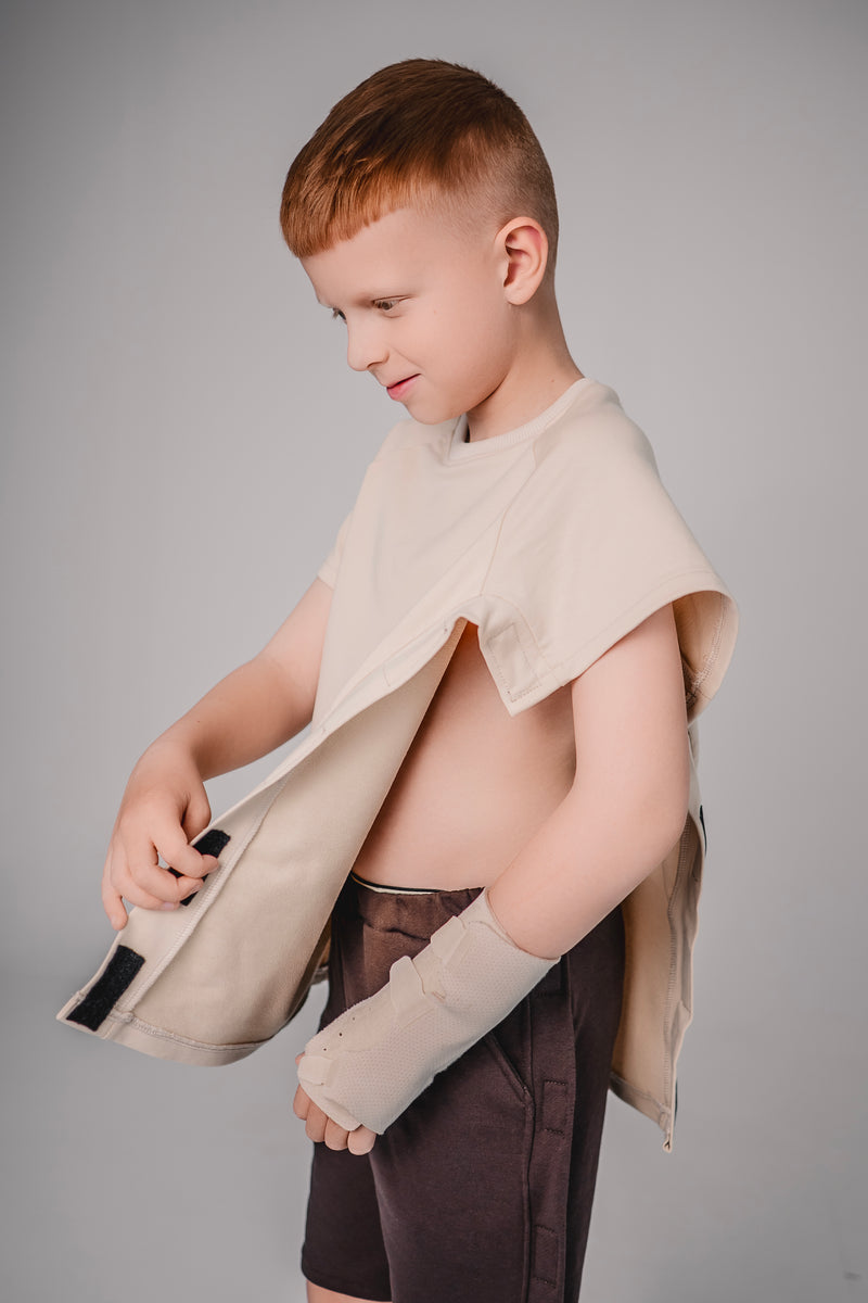 Kids’ Adaptive Velcro T-Shirt with Full Side Openings