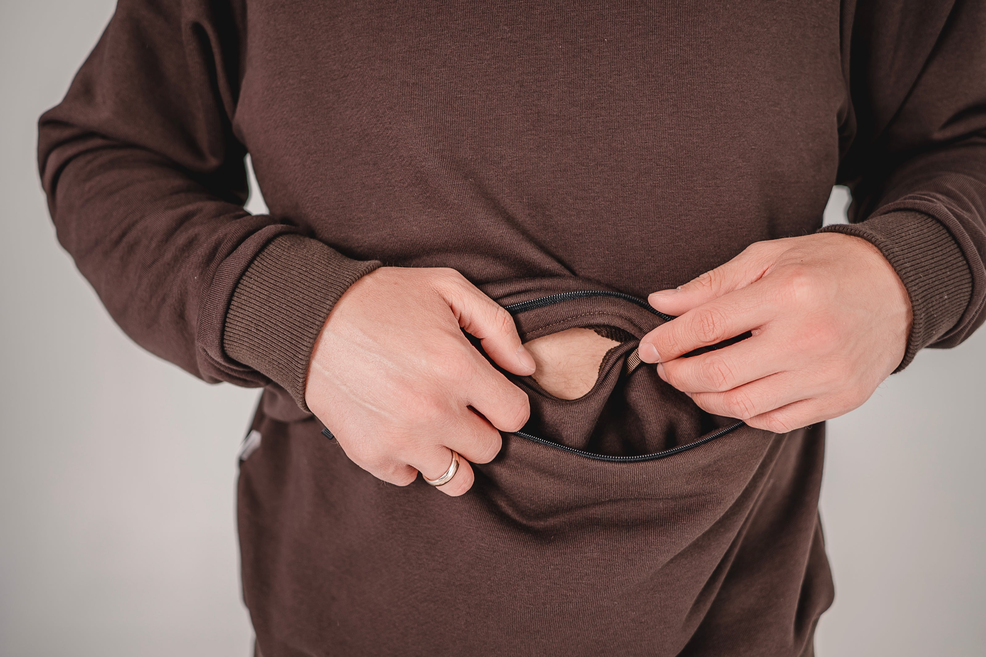 Men's Adaptive Sweatshirt with Front Zippers