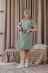 Adaptive Women's Dress with Double Front Zippers and Front Pocket