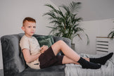 Vaikiški adaptaciniai šortai su visu „Velcro“ užsegimu šonuose
